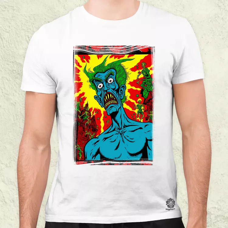 Basil Wolverton fanart v10 férfi póló