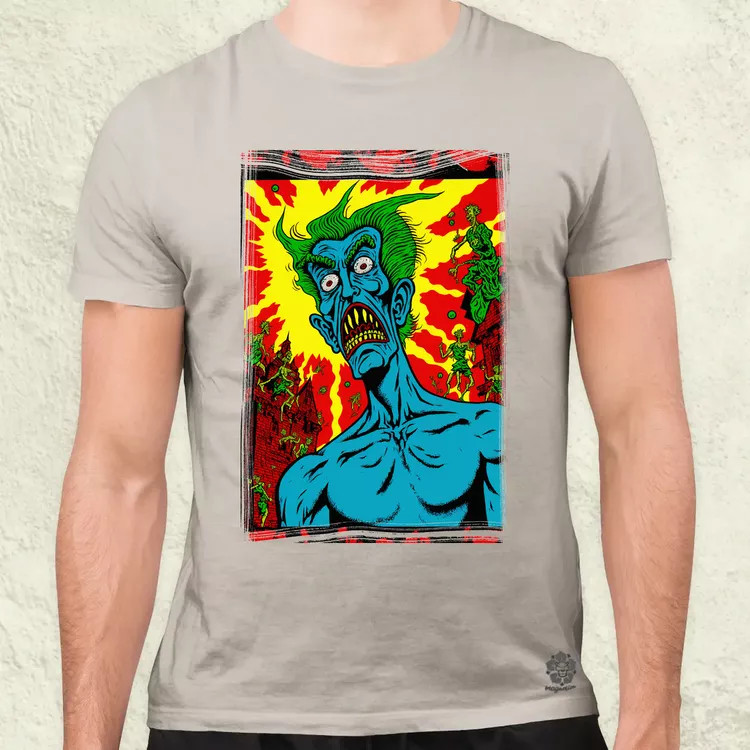 Basil Wolverton fanart v10 férfi póló