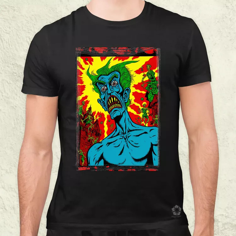 Basil Wolverton fanart v10 férfi póló