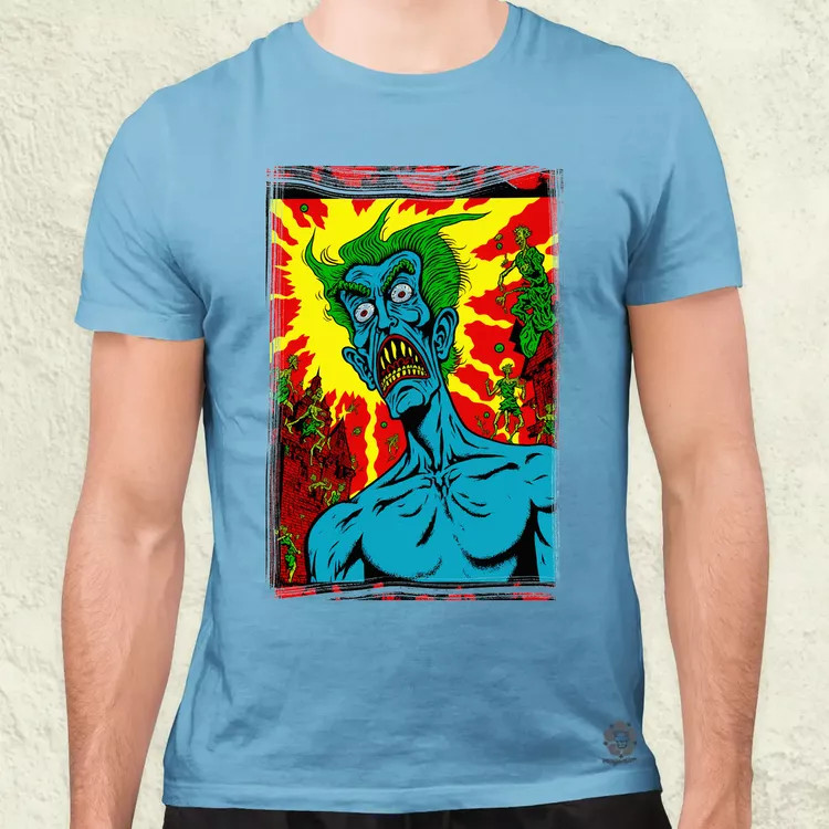 Basil Wolverton fanart v10 férfi póló