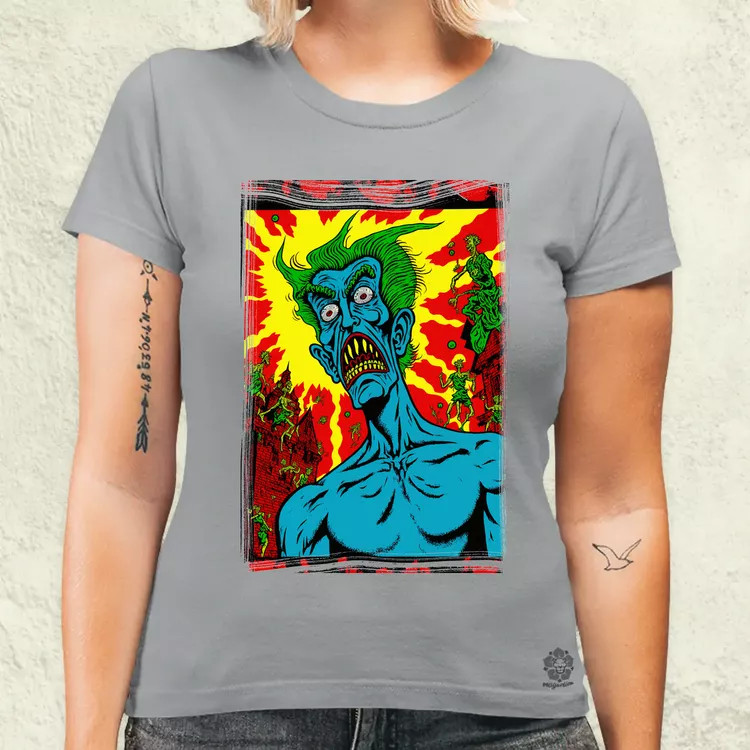 Basil Wolverton fanart v10 női póló