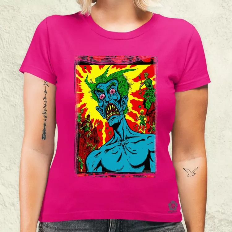 Basil Wolverton fanart v10 női póló