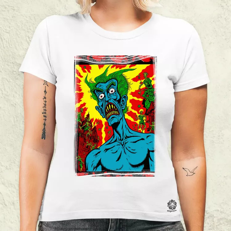 Basil Wolverton fanart v10 női póló