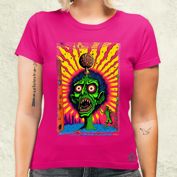 Basil Wolverton fanart v11 női póló