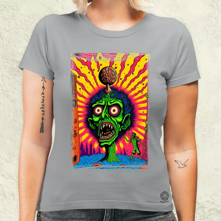 Basil Wolverton fanart v11 női póló