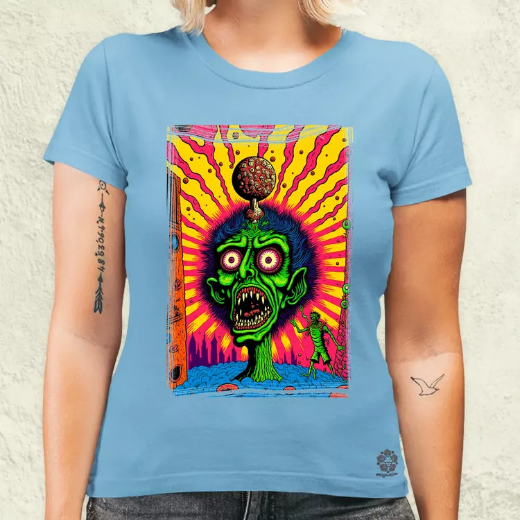 Basil Wolverton fanart v11 női póló