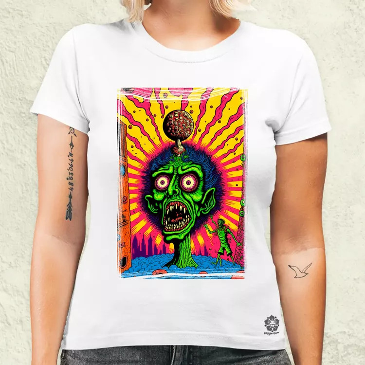Basil Wolverton fanart v11 női póló