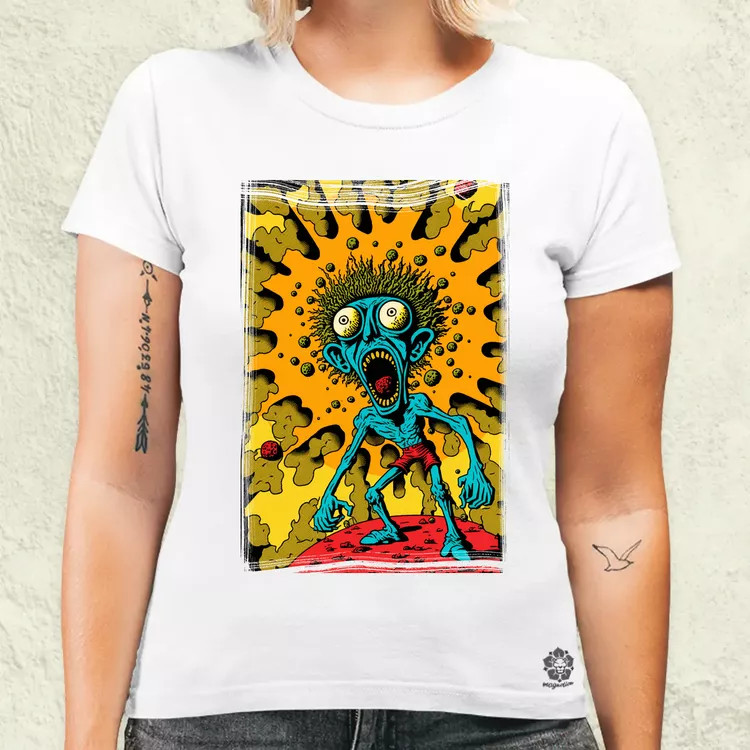 Basil Wolverton fanart v12 női póló