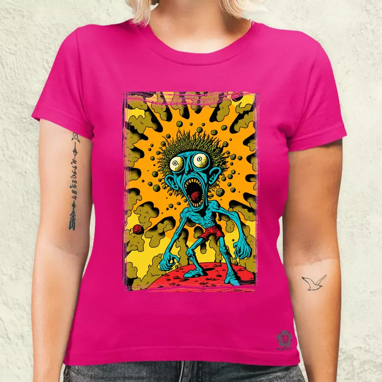 Basil Wolverton fanart v12 női póló