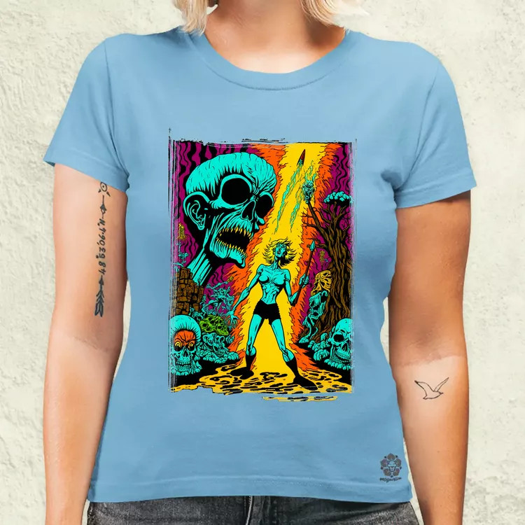 Basil Wolverton fanart v15 női póló