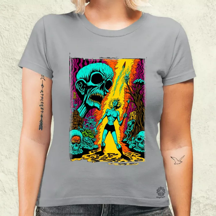 Basil Wolverton fanart v15 női póló