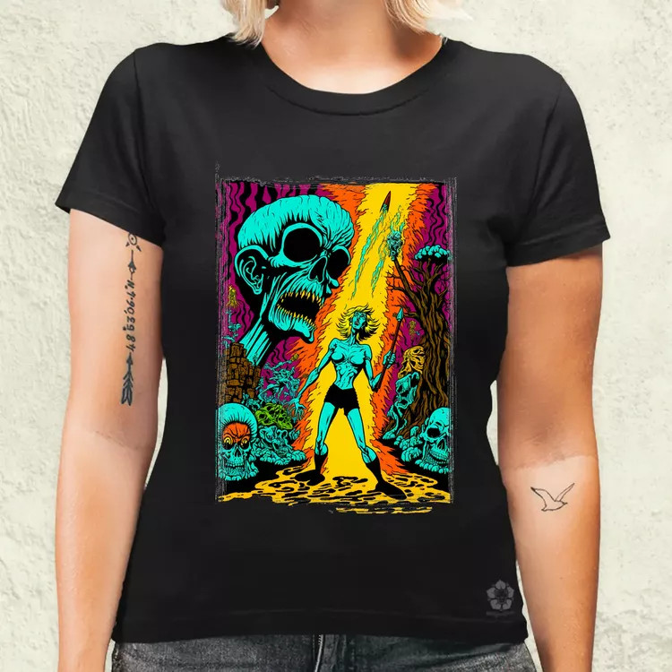 Basil Wolverton fanart v15 női póló