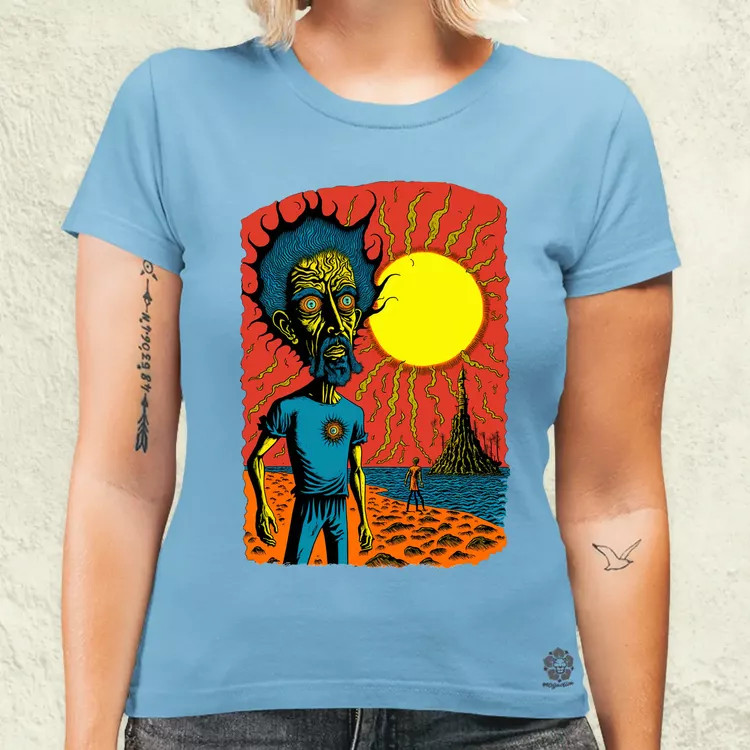Basil Wolverton fanart v2 női póló