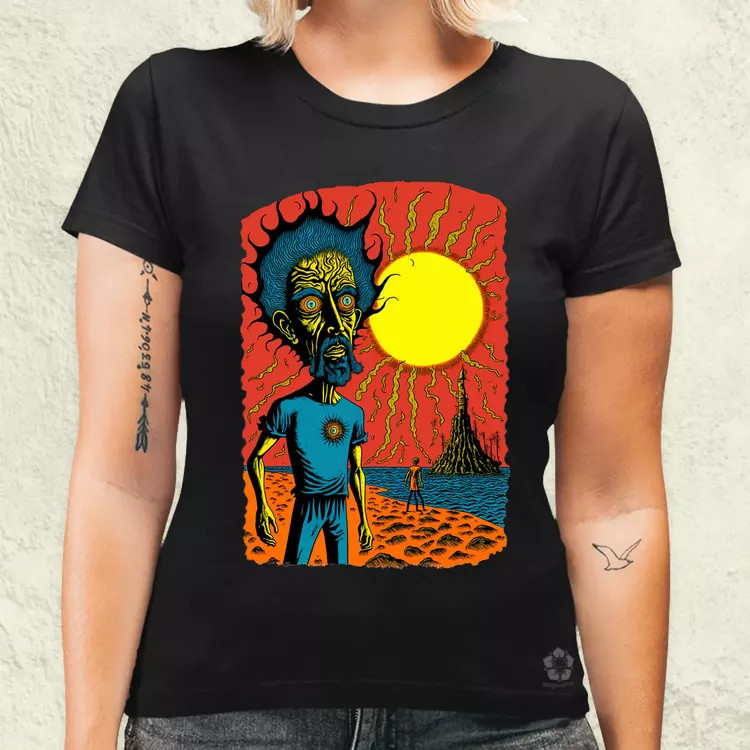 Basil Wolverton fanart v2 női póló