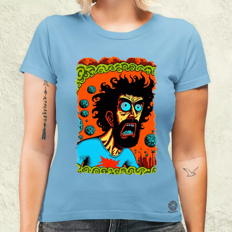 Basil Wolverton fanart v3 női póló