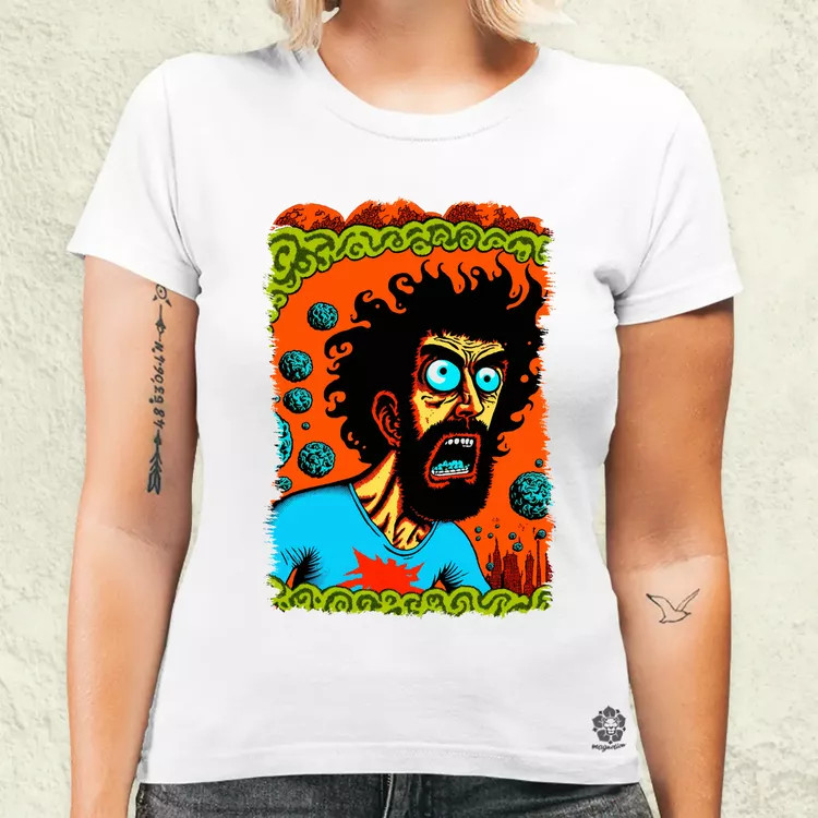 Basil Wolverton fanart v3 női póló
