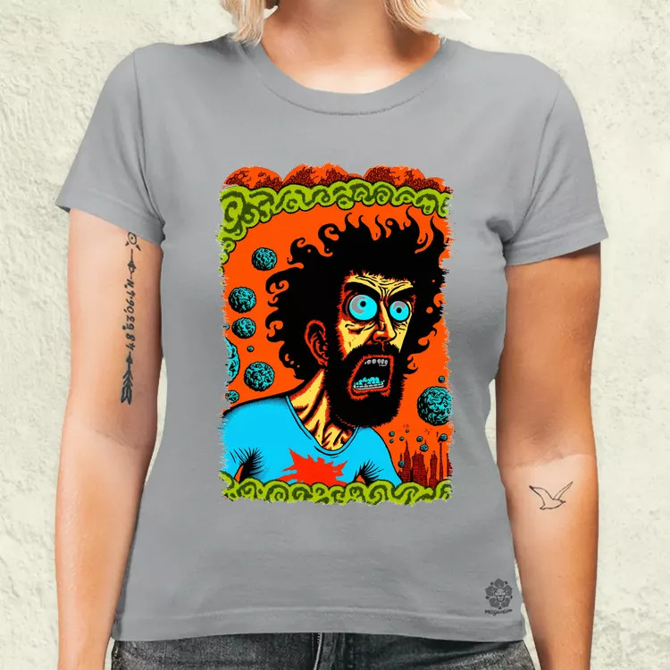 Basil Wolverton fanart v3 női póló