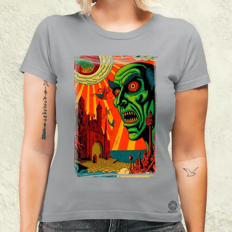 Basil Wolverton fanart v7 női póló