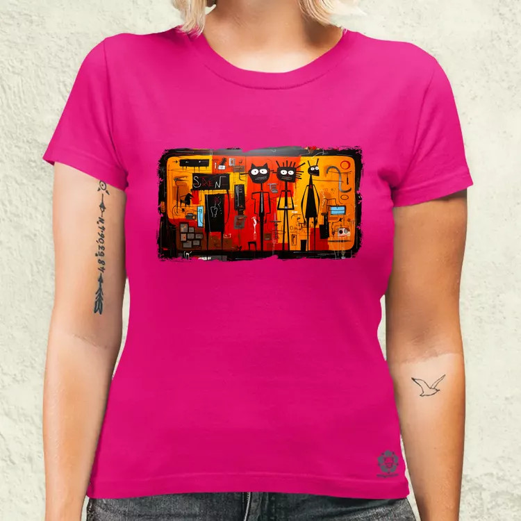 Basquiat Párban v1 női póló