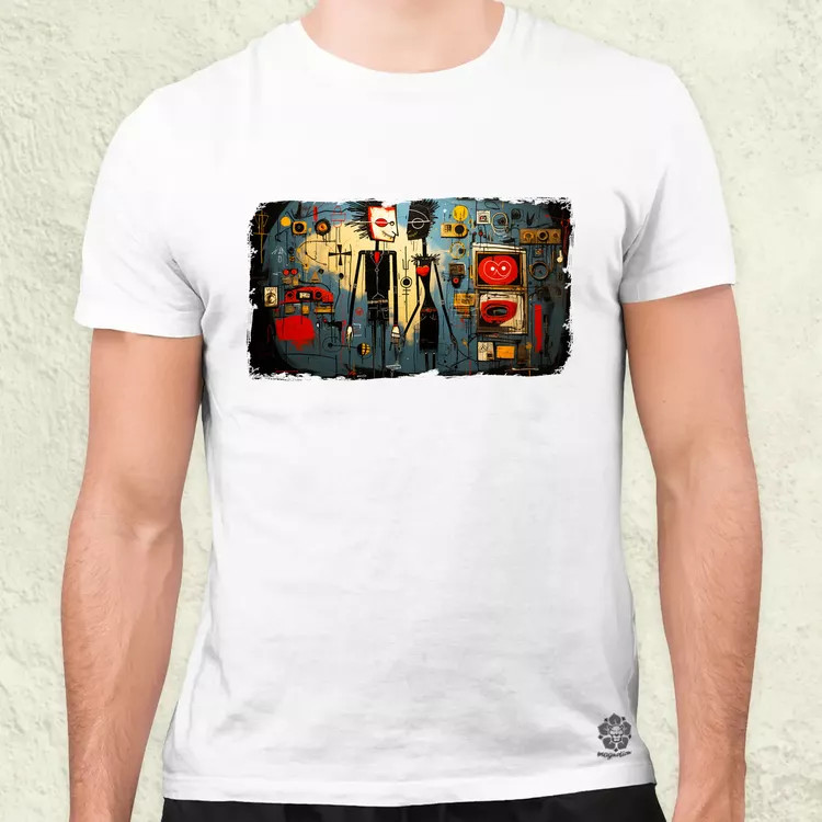 Basquiat Párban v10 férfi póló