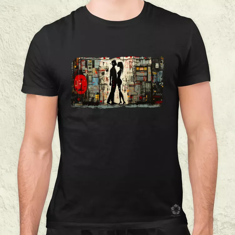 Basquiat Párban v3 férfi póló