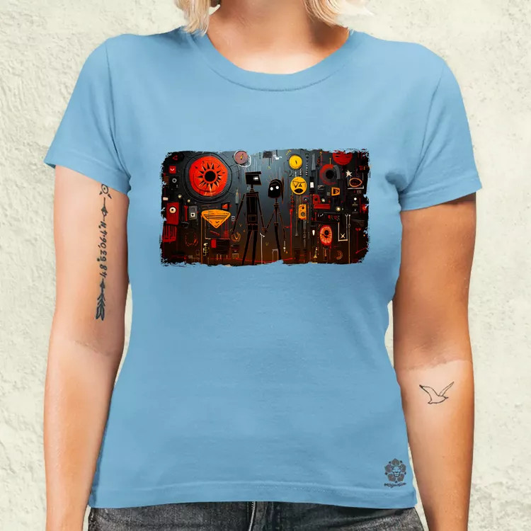 Basquiat Párban v5 női póló