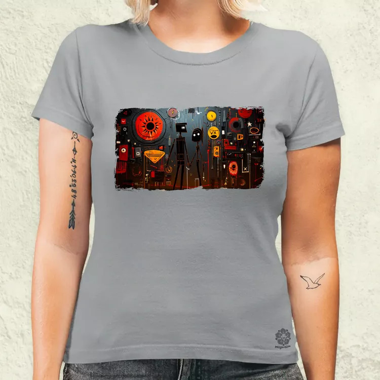 Basquiat Párban v5 női póló
