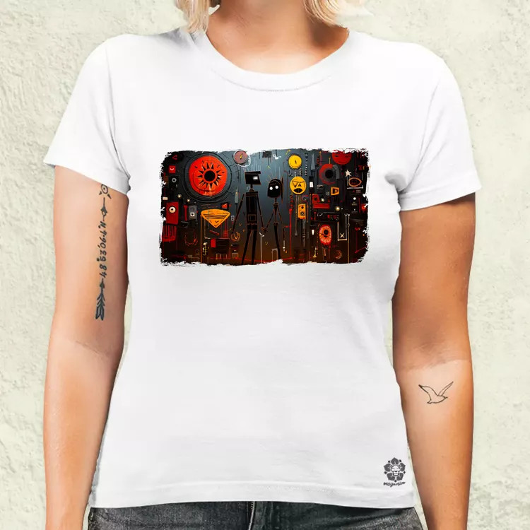 Basquiat Párban v5 női póló