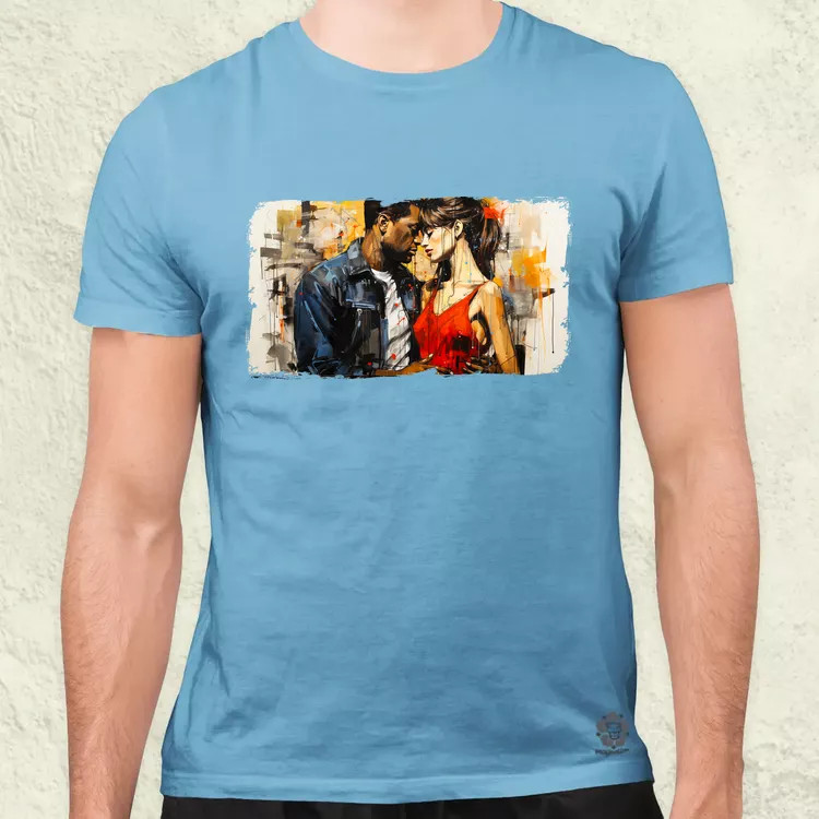 Basquiat Párban v7 férfi póló