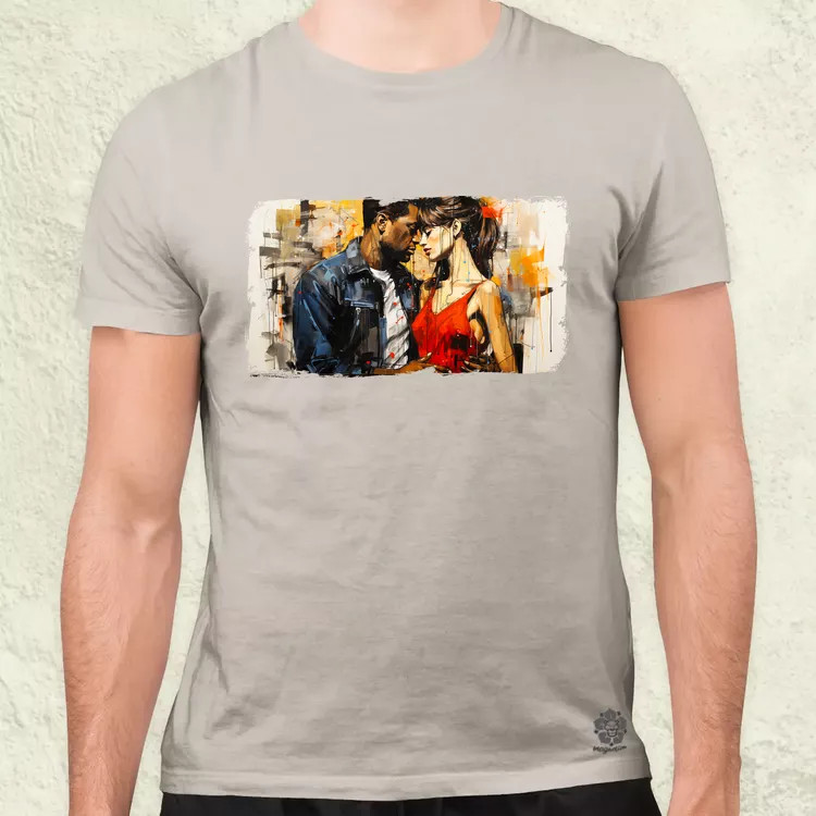 Basquiat Párban v7 férfi póló