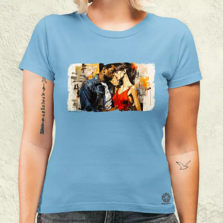 Basquiat Párban v7 női póló