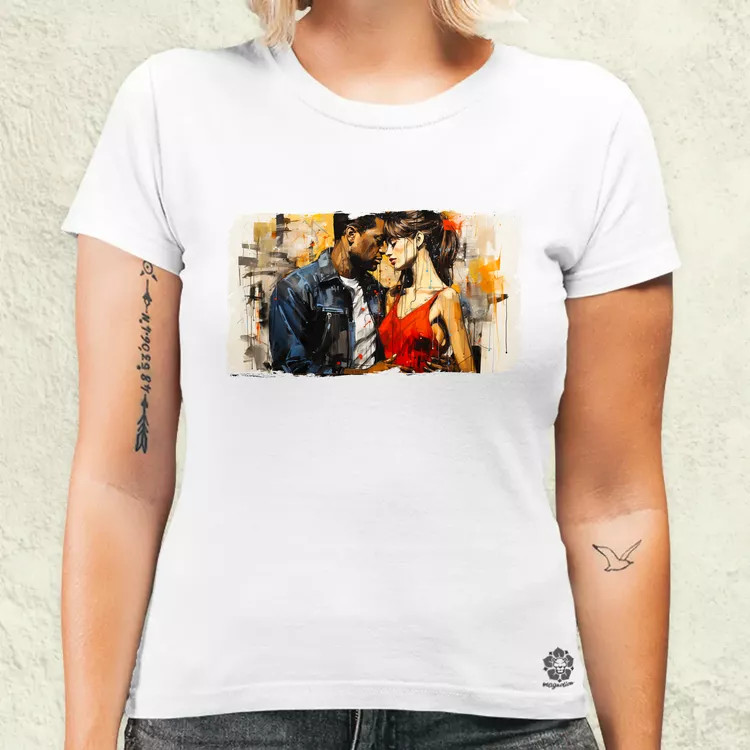 Basquiat Párban v7 női póló