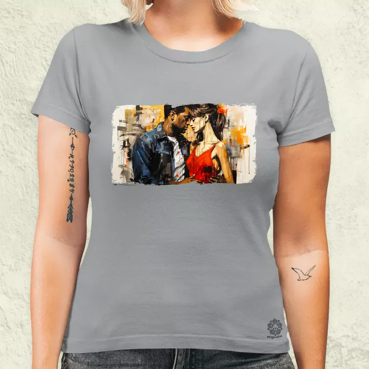Basquiat Párban v7 női póló