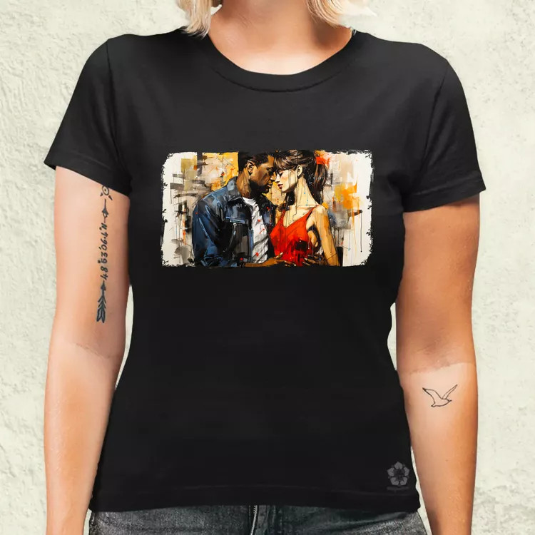Basquiat Párban v7 női póló