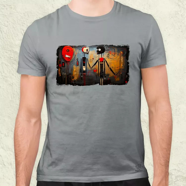 Basquiat Párban v8 férfi póló