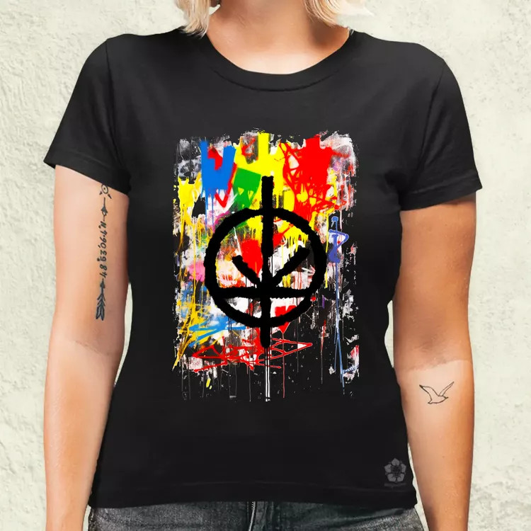 Basquiat béke és szeretet v1 női póló