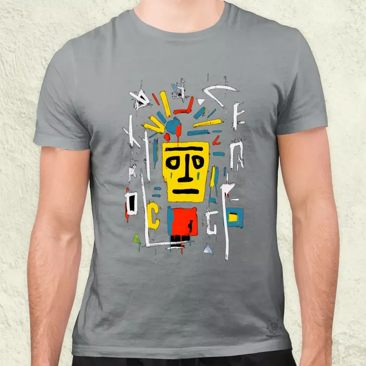 Basquiat béke és szeretet v10 férfi póló