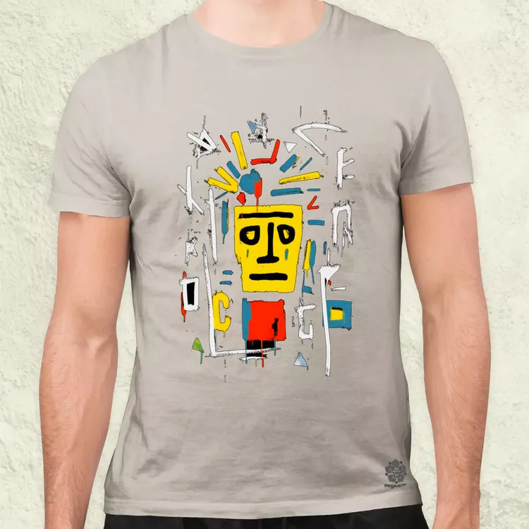 Basquiat béke és szeretet v10 férfi póló