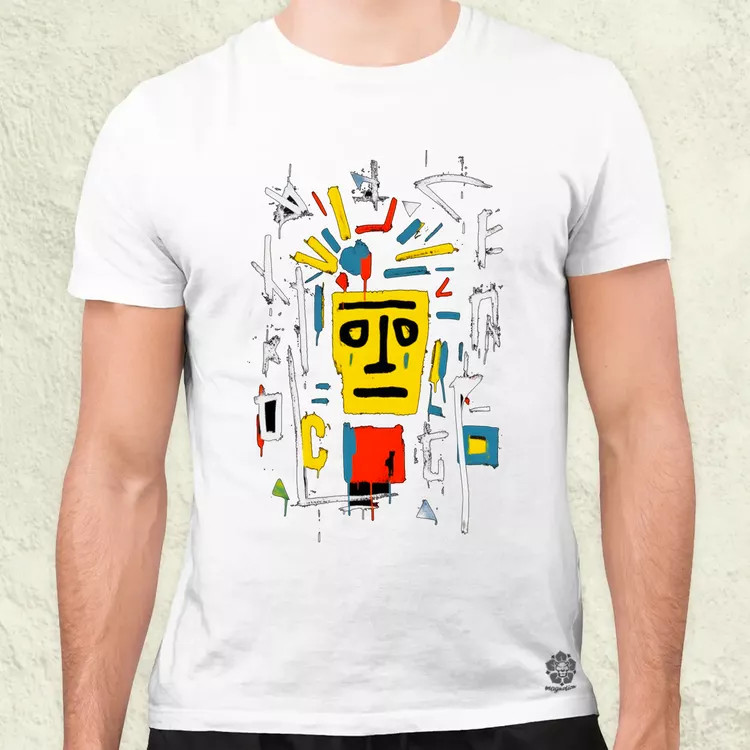 Basquiat béke és szeretet v10 férfi póló