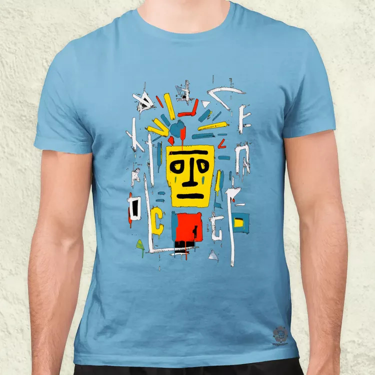 Basquiat béke és szeretet v10 férfi póló