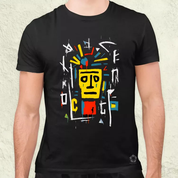 Basquiat béke és szeretet v10 férfi póló