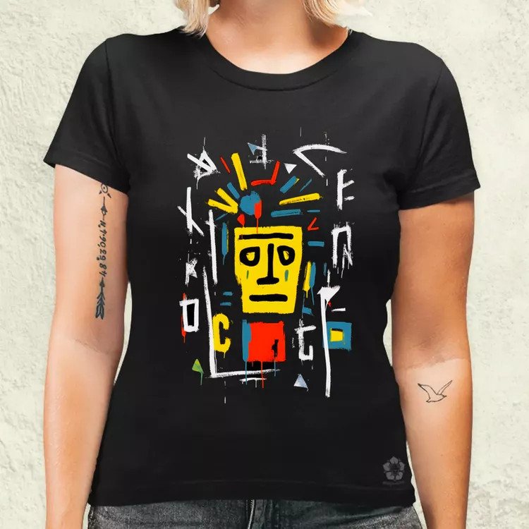 Basquiat béke és szeretet v10 női póló