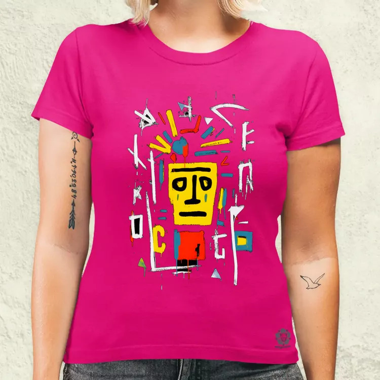 Basquiat béke és szeretet v10 női póló