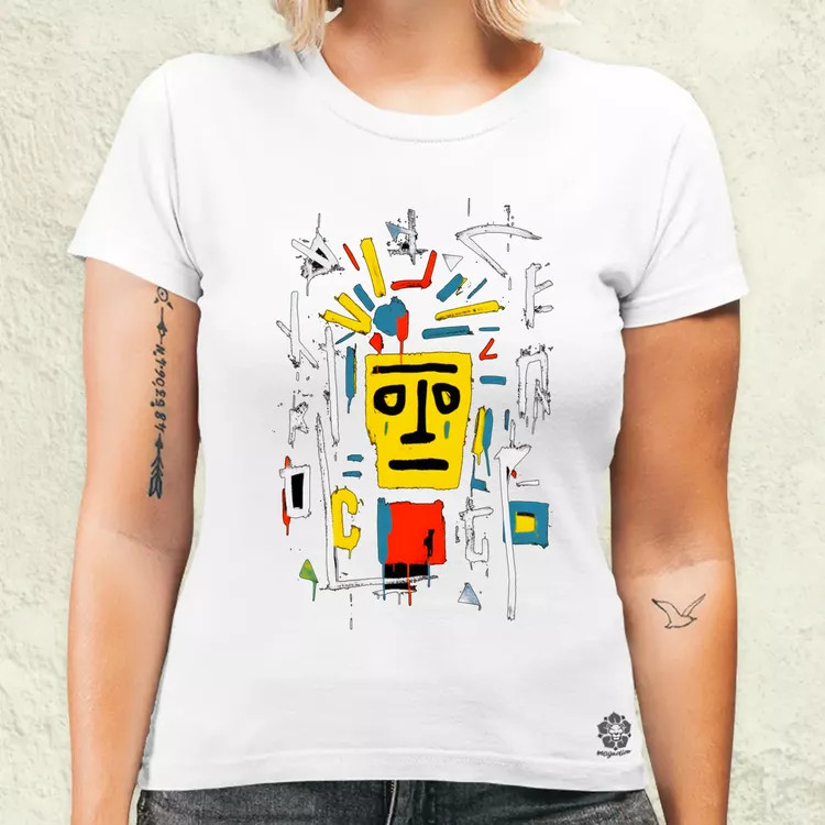 Basquiat béke és szeretet v10 női póló