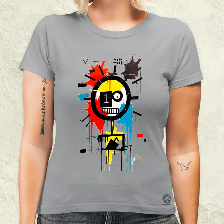 Basquiat béke és szeretet v12 női póló