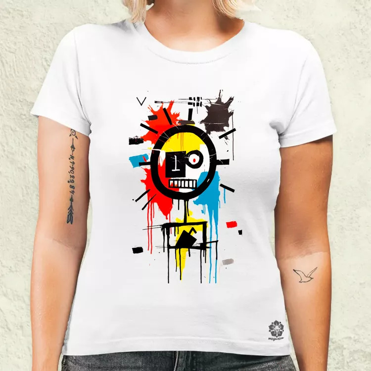 Basquiat béke és szeretet v12 női póló