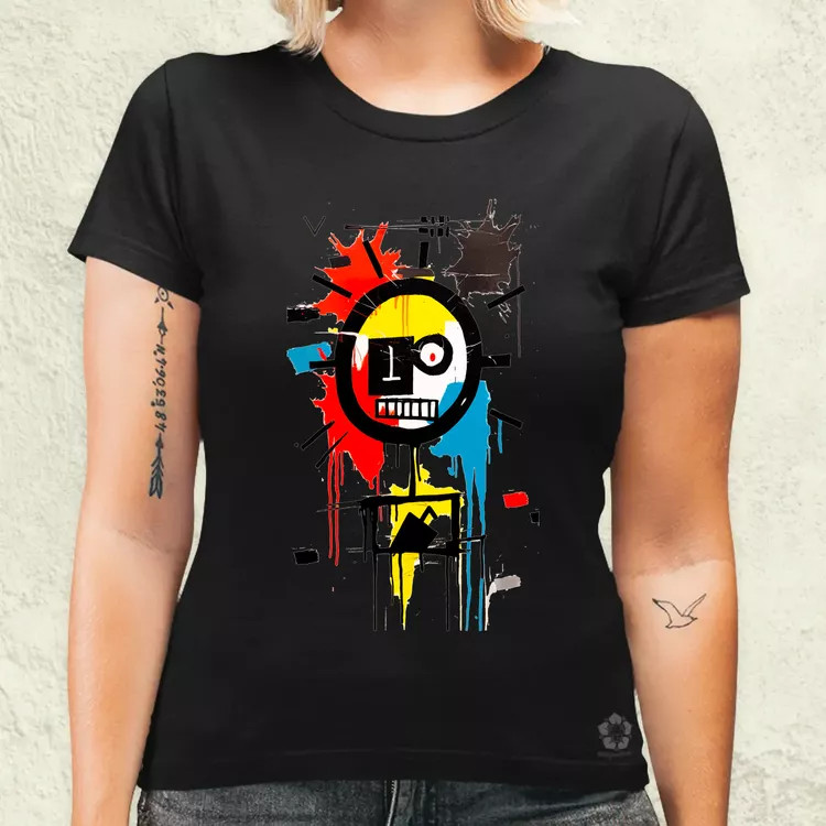 Basquiat béke és szeretet v12 női póló