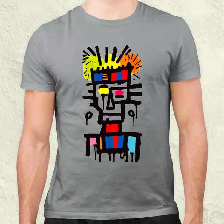 Basquiat béke és szeretet v15 férfi póló