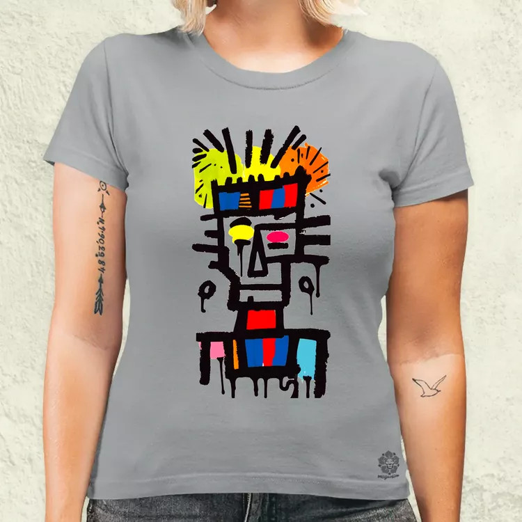 Basquiat béke és szeretet v15 női póló