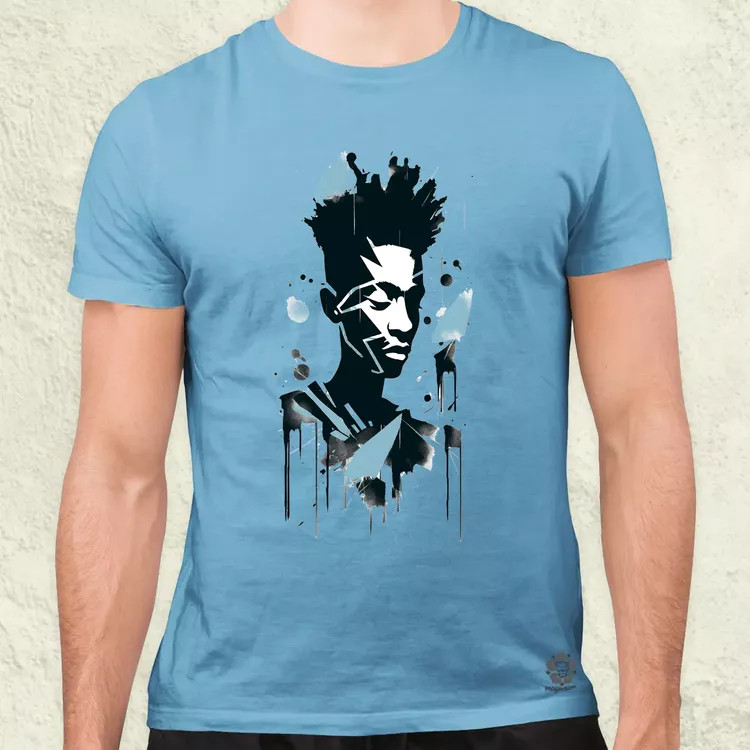 Basquiat béke és szeretet v2 férfi póló